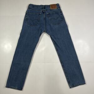 Levis 505 Jeans Mens Sz 30x30 Regular Straight Fit Light Wash Denim